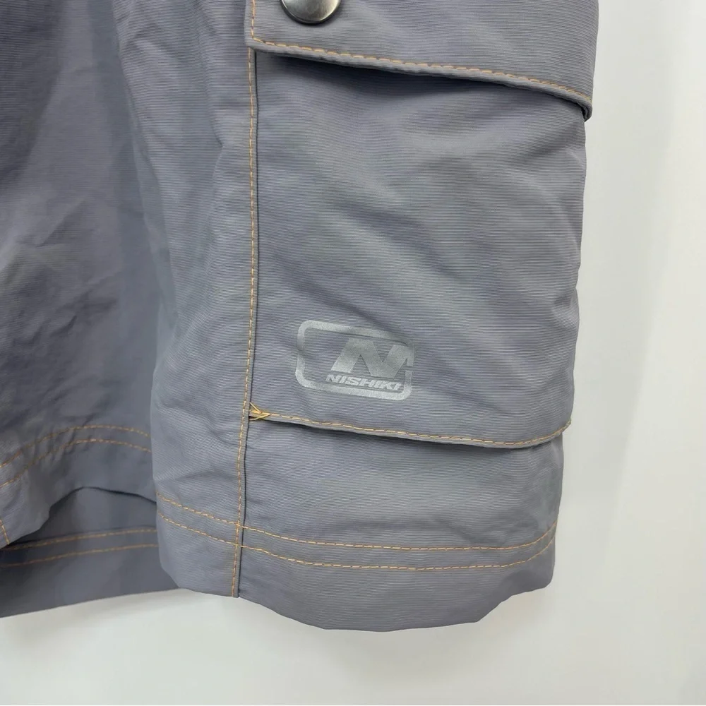 Cycling Baggy Shorts Nishiki‎ Mens Size Large Gray Padded